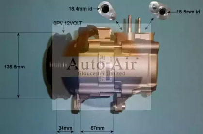 Компрессор (AUTO AIR GLOUCESTER: 14-4853)