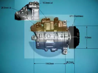 Компрессор (AUTO AIR GLOUCESTER: 14-9751)