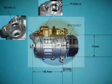 Компрессор (AUTO AIR GLOUCESTER: 14-9756)