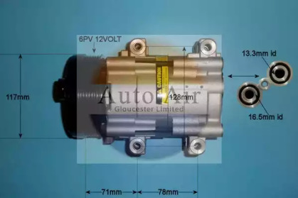 Компрессор (AUTO AIR GLOUCESTER: 14-1136P)