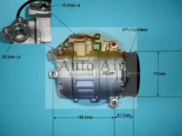 Компрессор (AUTO AIR GLOUCESTER: 14-9644P)