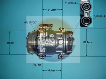 Компрессор (AUTO AIR GLOUCESTER: 14-7884)