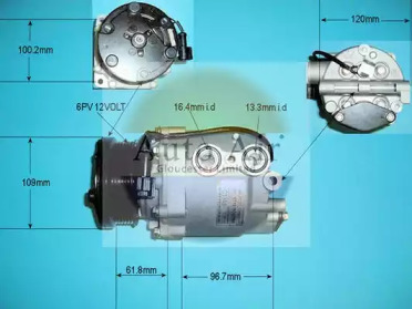 Компрессор (AUTO AIR GLOUCESTER: 14-9662P)