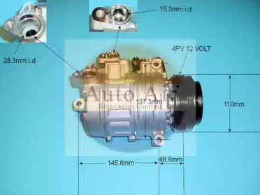 Компрессор (AUTO AIR GLOUCESTER: 14-6466P)