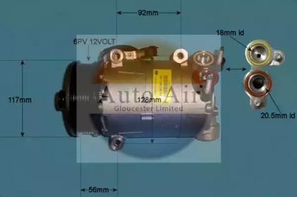 Компрессор (AUTO AIR GLOUCESTER: 14-1046)