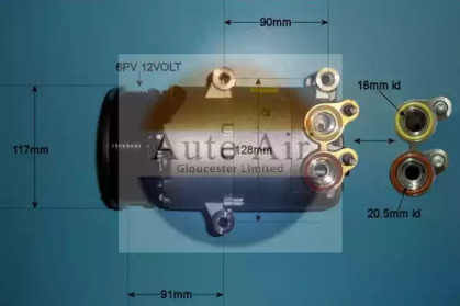 Компрессор (AUTO AIR GLOUCESTER: 14-1047)