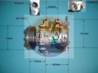 Компрессор (AUTO AIR GLOUCESTER: 14-3773)