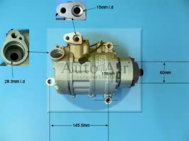 Компрессор (AUTO AIR GLOUCESTER: 14-9725P)