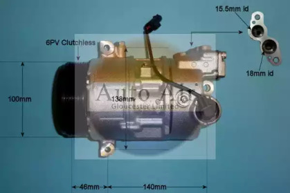 Компрессор (AUTO AIR GLOUCESTER: 14-0029P)