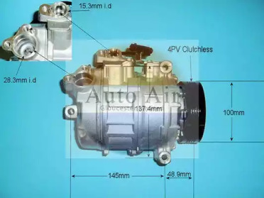 Компрессор (AUTO AIR GLOUCESTER: 14-9650P)