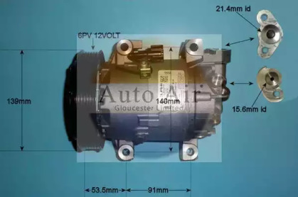 Компрессор (AUTO AIR GLOUCESTER: 14-0002)