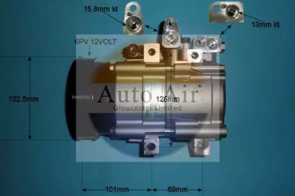 Компрессор (AUTO AIR GLOUCESTER: 14-1032)