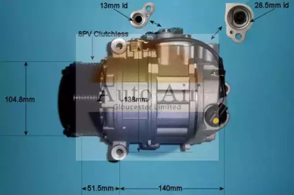 Компрессор (AUTO AIR GLOUCESTER: 14-0306P)