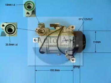 Компрессор (AUTO AIR GLOUCESTER: 14-1310P)