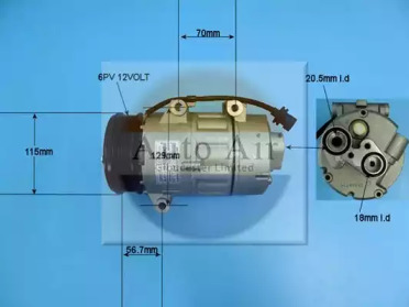 Компрессор (AUTO AIR GLOUCESTER: 14-1139P)