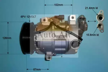 Компрессор (AUTO AIR GLOUCESTER: 14-9733P)