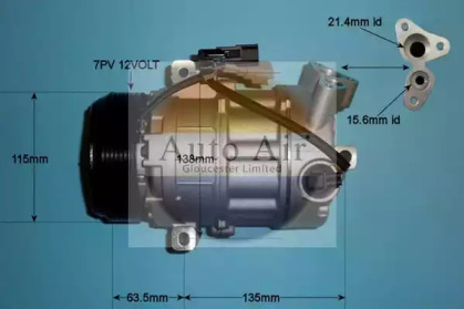 Компрессор (AUTO AIR GLOUCESTER: 14-9734P)