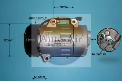 Компрессор (AUTO AIR GLOUCESTER: 14-0097P)