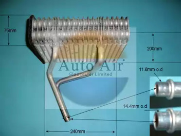 Испаритель (AUTO AIR GLOUCESTER: 21-0003)