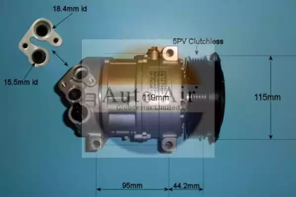 Компрессор (AUTO AIR GLOUCESTER: 14-7488P)