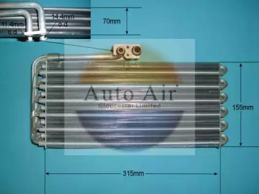 Испаритель (AUTO AIR GLOUCESTER: 21-0002)