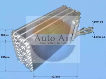 Испаритель (AUTO AIR GLOUCESTER: 21-5614)