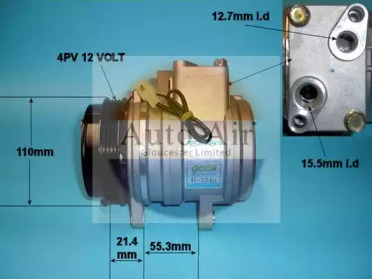 Компрессор (AUTO AIR GLOUCESTER: 14-1169)