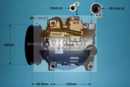 Компрессор (AUTO AIR GLOUCESTER: 14-0331R)