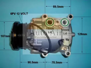 Компрессор (AUTO AIR GLOUCESTER: 14-9715P)