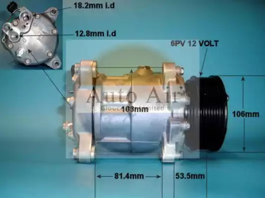 Компрессор (AUTO AIR GLOUCESTER: 14-1236)