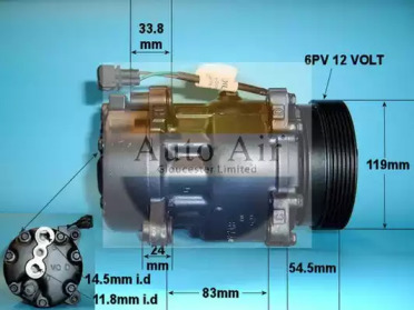 Компрессор (AUTO AIR GLOUCESTER: 14-1100R)