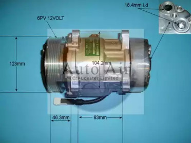 Компрессор (AUTO AIR GLOUCESTER: 14-7486)