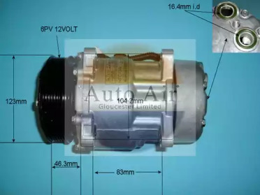 Компрессор (AUTO AIR GLOUCESTER: 14-7486P)