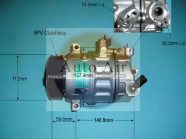 Компрессор (AUTO AIR GLOUCESTER: 14-9698)