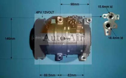 Компрессор (AUTO AIR GLOUCESTER: 14-0093)