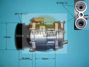 Компрессор (AUTO AIR GLOUCESTER: 14-3518R)