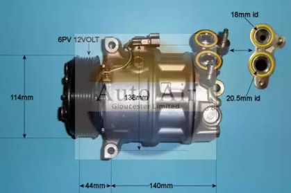 Компрессор (AUTO AIR GLOUCESTER: 14-2066)