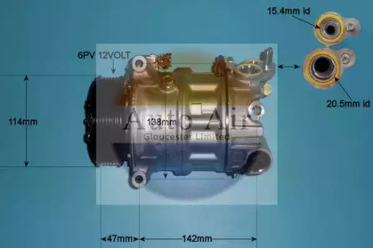 Компрессор (AUTO AIR GLOUCESTER: 14-2067)