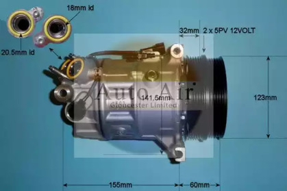 Компрессор (AUTO AIR GLOUCESTER: 14-2068)