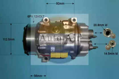 Компрессор (AUTO AIR GLOUCESTER: 14-1813)