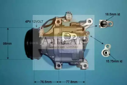 Компрессор (AUTO AIR GLOUCESTER: 14-2072P)