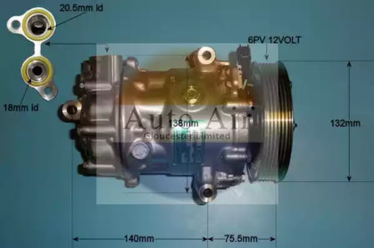 Компрессор (AUTO AIR GLOUCESTER: 14-1067)