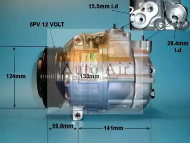 Компрессор (AUTO AIR GLOUCESTER: 14-1238)