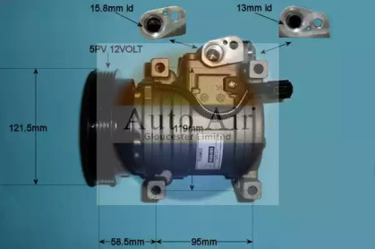 Компрессор (AUTO AIR GLOUCESTER: 14-9774R)