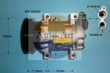 Компрессор (AUTO AIR GLOUCESTER: 14-1452P)