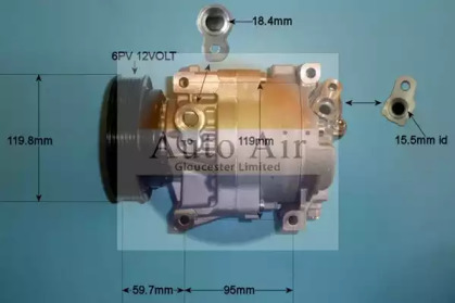 Компрессор (AUTO AIR GLOUCESTER: 14-1159)