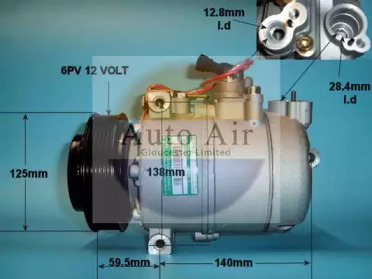 Компрессор (AUTO AIR GLOUCESTER: 14-1207P)