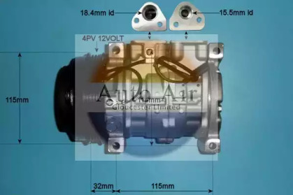 Компрессор (AUTO AIR GLOUCESTER: 14-0211P)