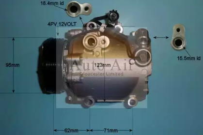 Компрессор (AUTO AIR GLOUCESTER: 14-0237P)