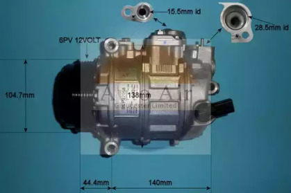 Компрессор (AUTO AIR GLOUCESTER: 14-0414)